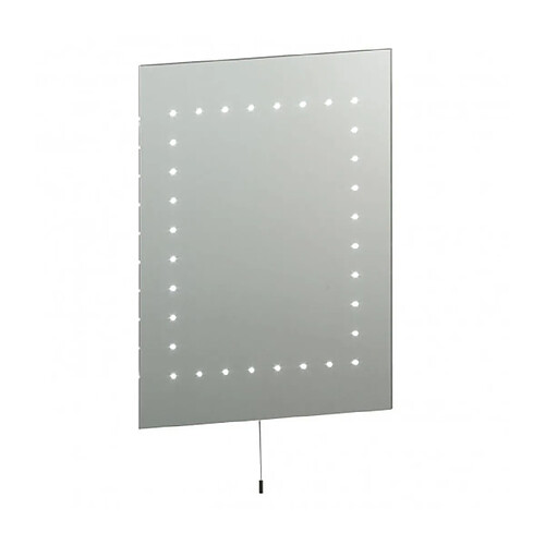 Endon Miroir LED salle de bain Mareh Verre,acier Argent,verre miroir 50 Cm