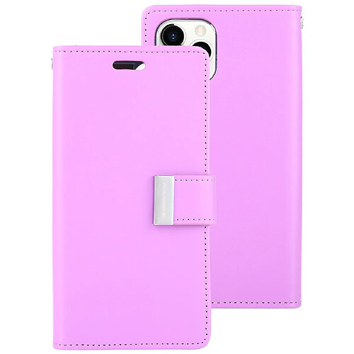 Wewoo Coque Pour iPhone 11 Pro MERCURE RICH DIARY Étui en cuir à rabat et fente cartes et porte-monnaie portefeuille