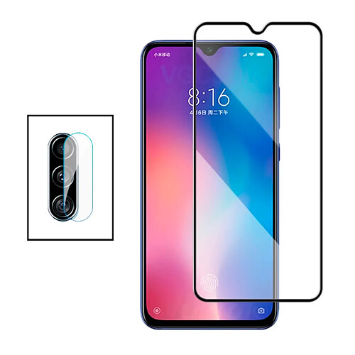 PHONECARE Kit Film Caméra Arrière + Film de Verre Trempé 5D Full Cover pour Xiaomi Mi A3