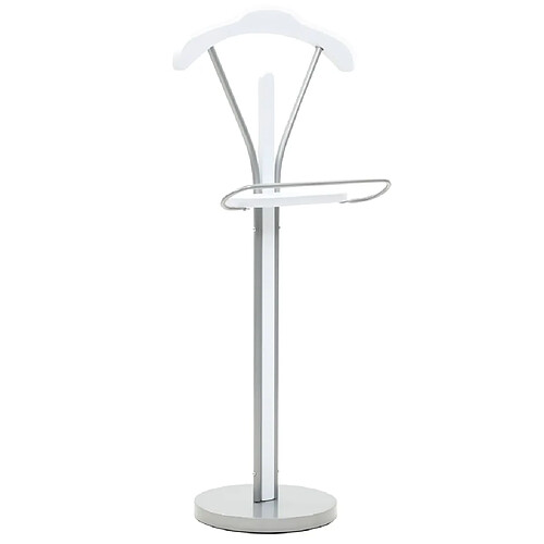 vidaXL Valet de chambre 45 x 35 x 107 cm Blanc