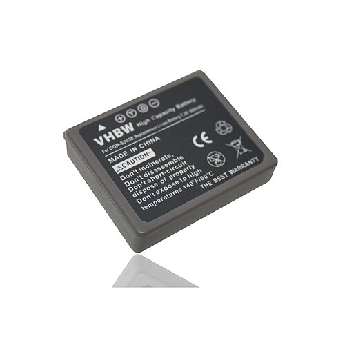 vhbw batterie remplace Panasonic CGA-S303, CGA-S303E pour appareil numérique camescope (850mAh, 7,2V, Li-Ion)