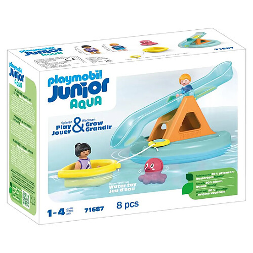 Playmobil® 71687 - Ilôt avec toboggan aquatique