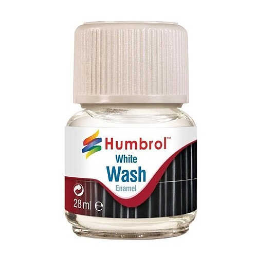 Humbrol Enamel Wash White 28 ml - Humbrol