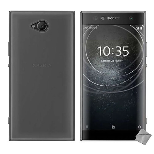 Htdmobiles Coque silicone gel fine pour Sony Xperia XA2 Ultra + film ecran - GRIS