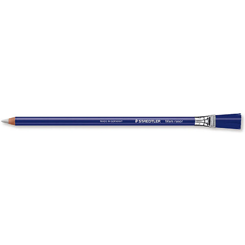 STAEDTLER Stylo gomme Mars rasor, bleu, avec petite brosse ()