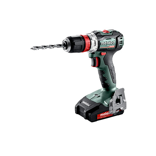 Perceuse visseuse METABO - BS 18V - L BL Q 2 x 2,0 Ah Li-Power, SC 30, coffret - 602327500