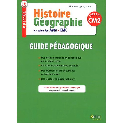 Histoire, géographie, histoire des arts CM2 : guide pédagogique · Occasion