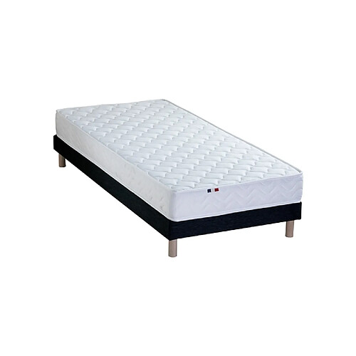 Idliterie Ensemble Matelas Mousse réversible STRATUS + Sommier - Made in France