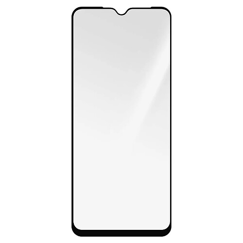 Avizar Verre Trempé pour Xiaomi Redmi 12C dureté 9H Transparent Bord biseauté noir