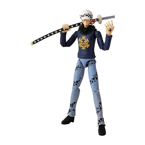 Bandai - Anime Heroes - One Piece - Figurine Anime Heroes 17 cm - Trafalgar Law - 36937 Multicolore