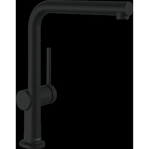 Mitigeur de cuisine HANSGROHE Talis M54 , avec douchette extractible 1 jet noir mat - 72808670