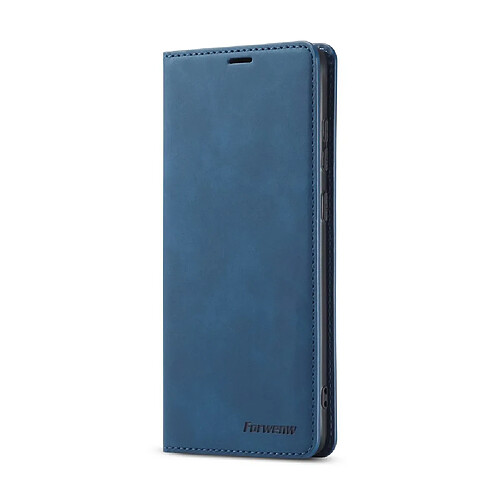 Etui en PU toucher soyeux bleu pour votre Samsung Galaxy S10 5G