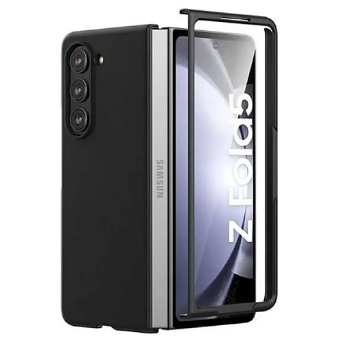 Htdmobiles Coque pour Samsung Galaxy Z Fold 5 5G - housse etui rigide avant et arriere - NOIR