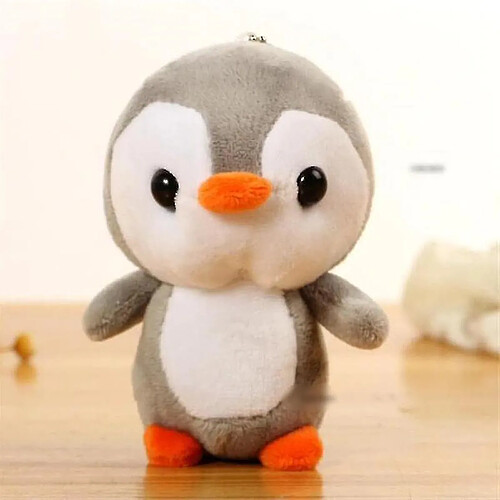 Universal Peluche remplie d'animaux - Poupée pingouin (gris)