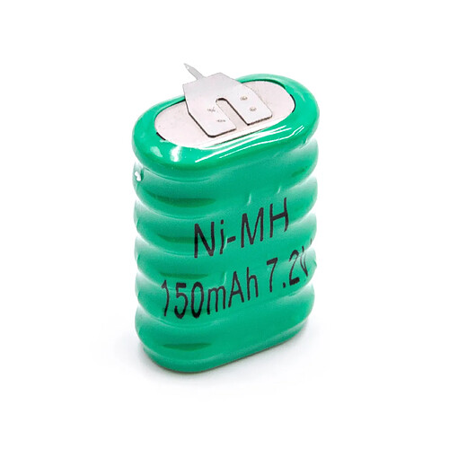 vhbw NiMH pile bouton de remplacement (6x cellule) 3 épingles type 6/V150H 150mAh 7.2V convient pour les batteries de modélisme etc.