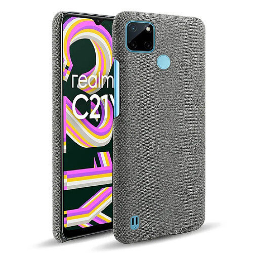 Coque en TPU anti-empreintes digitales, gris pour votre Realme C21Y/Realme C25Y