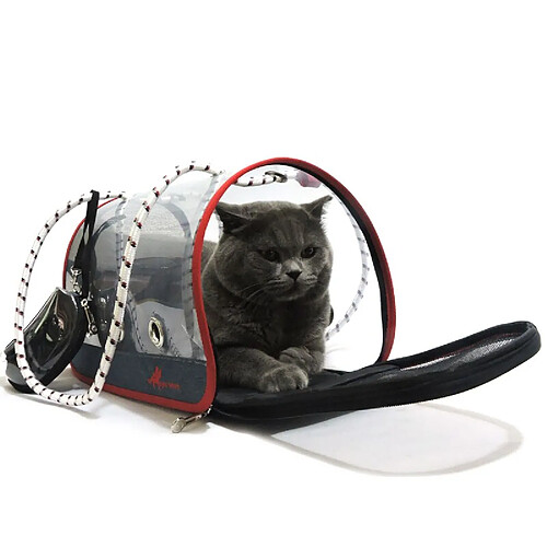 Universal Sac à main pliant porte-chat cage boîte collante sac à chat mignon fournitures pour animaux de compagnie