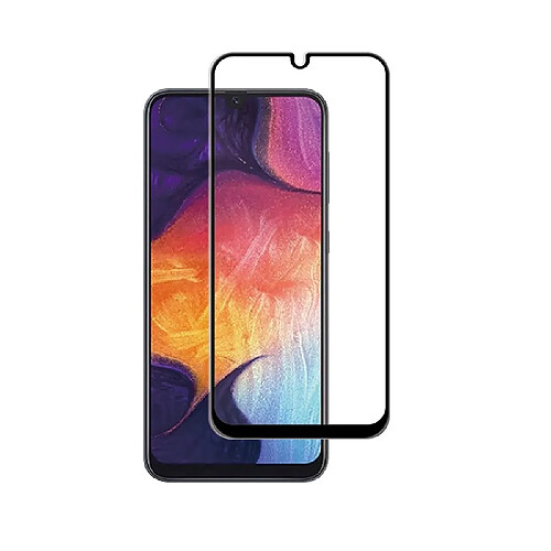 Tiger Protection d'écran pour Samsung Galaxy A50 / A50S / A30S Anti-traces de Doigts Noir transparent