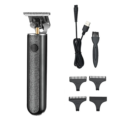 Universal Ciseaux électriques pour hommes à tête d'huile Mécanisme de coupe Machines de coiffure Soins de cheveux Rasoir Coupe-cheveux Styling Outils de rasage (noir)