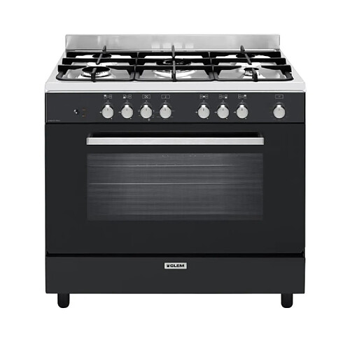 Piano de cuisson mixte 104l 5 feux noir - GE960CVBK2 - GLEM