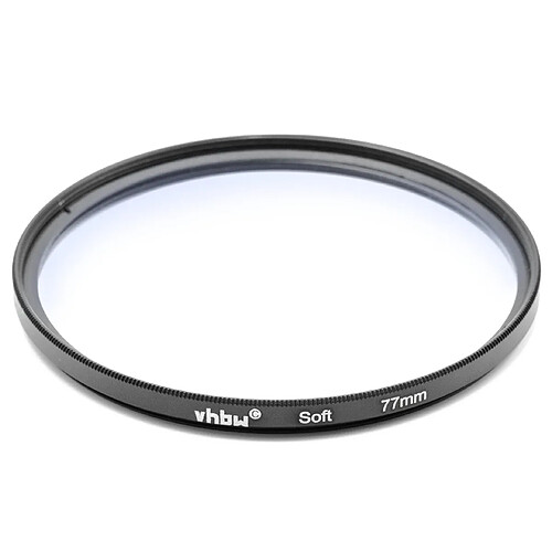 vhbw Diffuseur de flou artistique Filtre à effet 77mm pour appareils photo numériques, reflex p.ex. de Canon, Nikon, Olympus, Panasonic, Sony