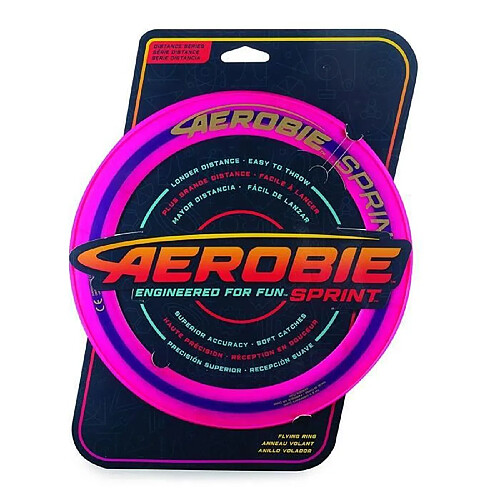 AEROBIE Sprint Ring - Anneau de lancer Frisbee 25 cm - Couleur aléatoire