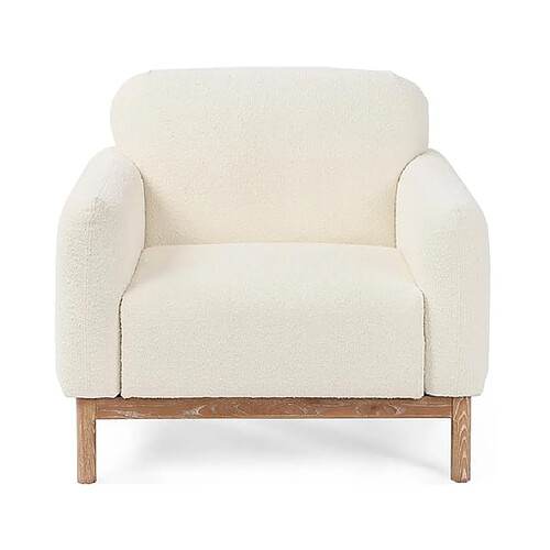 Bizzotto Fauteuil Fauteuil naturel bouclé