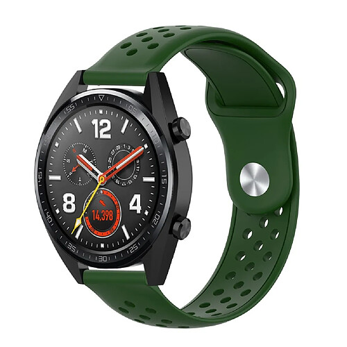 Bracelet en TPU couleur unie vert pour votre Samsung Galaxy Watch 42mm