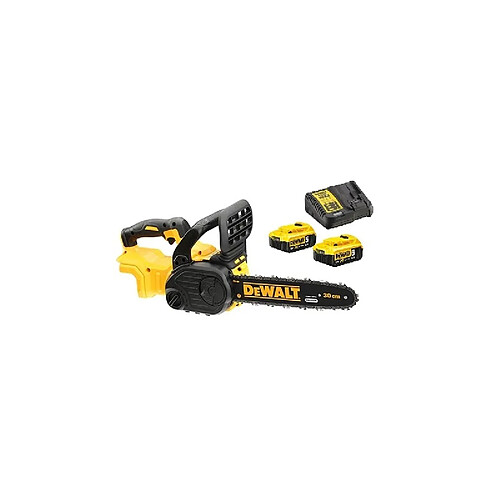 Tronçonneuseélagueuse sans fil XR Brushless Dewalt DCM565N 18 V 2 batteries 5 Ah chargeur