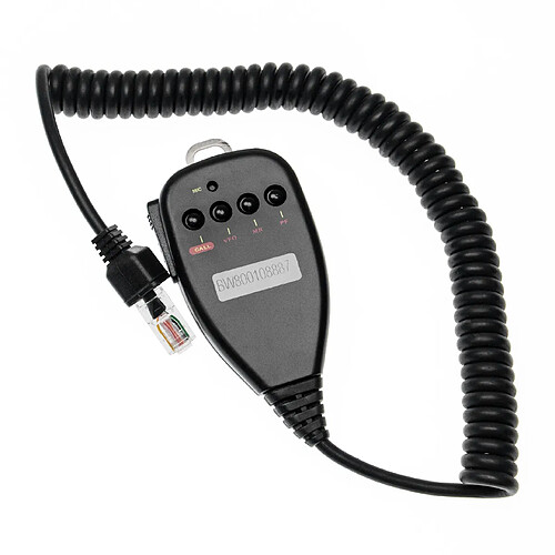 vhbw Microphone haut-parleur compatible avec Kenwood TK-868, TK-868G, TK-880, TK-880G, TK-885, TK-90, TK-980, TK-981, TKR-730 radio