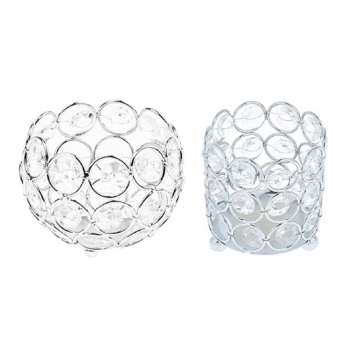 2pcs Plateau De Vanité En Cristal Miroir Plateaux De Maquillage De Bijoux De Parfum Décoratifs