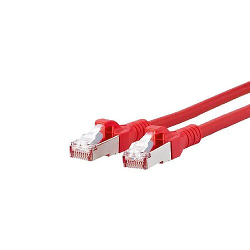 Câble de raccordement réseau RJ45 CAT 6A S/FTP Metz Connect - [1x RJ45 mâle - 1x RJ45 mâle] -