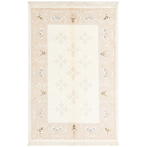 Vidal Tapis de laine 185x122 beige Darya