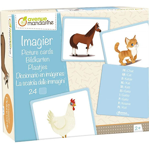 Ac-Deco Imagier - Animaux familiers - Jeu éducatif