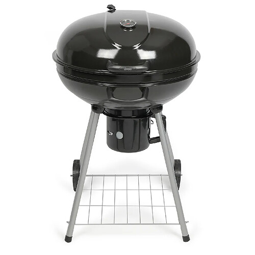 Barbecue à charbon 55cm noir - doc270 - LIVOO