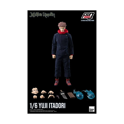 Threezero Jujutsu Kaisen - Figurine FigZero 1/6 Yuji Itadori 29 cm