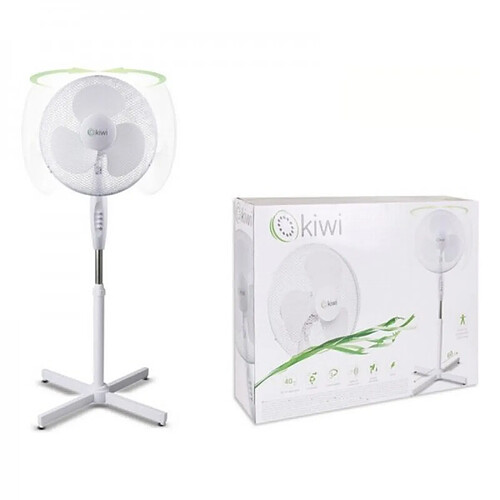 Ventilateur sur Pied Kiwi Blanc 45 W (Ø 40 cm)