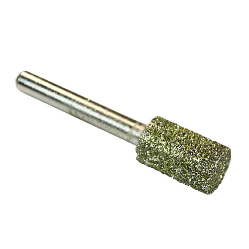 La meule abrasive 14mm de cylindre de points monté par tête enduite de diamant