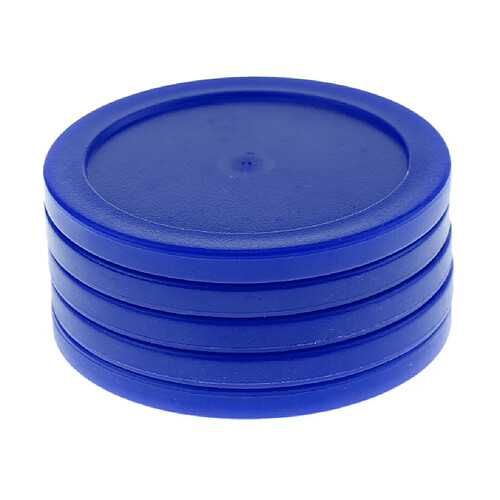 5 pièces 62mm air hockey remplacement des rondelles pour les tables de hockey sur l'air grandeur nature bleu