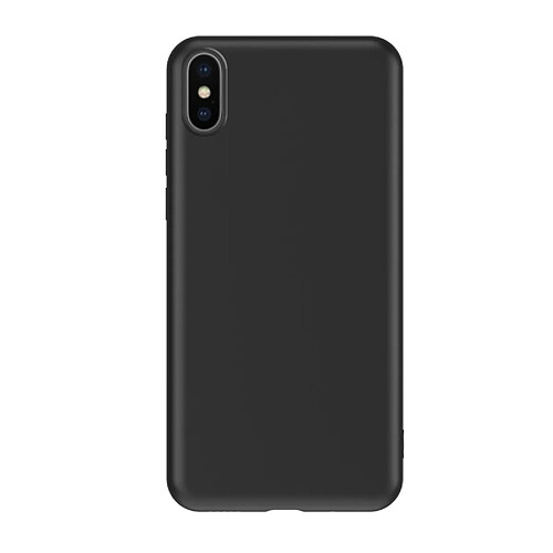 Wewoo Coque Souple Silicone liquide ultra-mince tout-en-un cas de téléphone portable matériau écologique peut être lavé cas de pour IPhone XR Noir