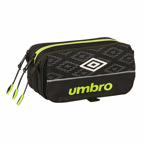 Trousse Fourre-Tout Triple Umbro Lima Noir 21,5 x 10 x 8 cm