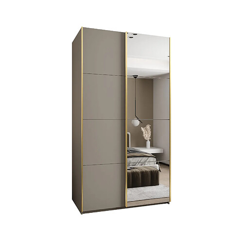 Abiks Meble Armoire à portes battantes Lux 3 245,5/140/64 2 portes