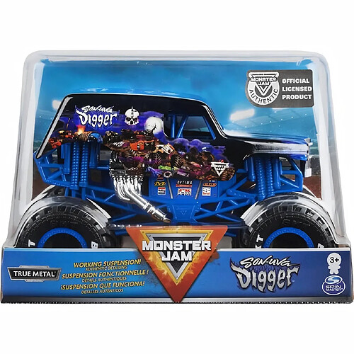 MONSTER JAM - COLLECTOR DIE CAST TRUCKS - Echelle 1:24 - Modele aléatoire