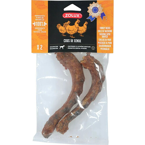 Jouet pour chien Zolux Turkey neck 100 g