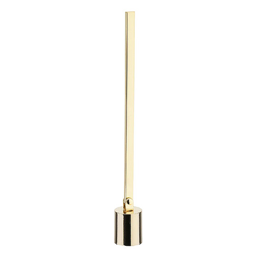 Bouchon de bougie en acier inoxydable pour bougies d'extinction d'or 17 cm