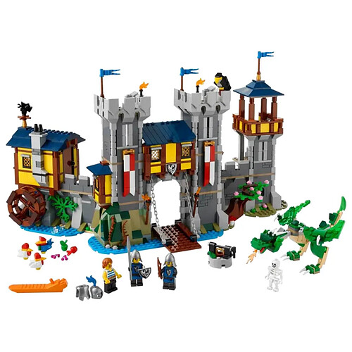 Lego 31120 Le Château Médiéval 3 en 1 Multicolore