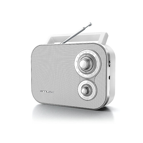 Radio portable blanc - m051rw - MUSE