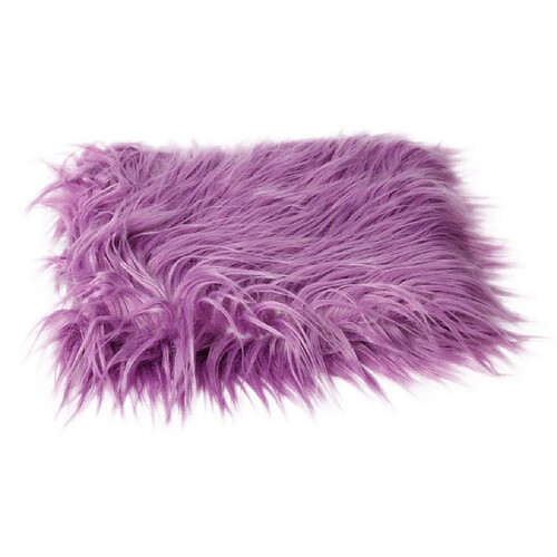 Bébé Nouveau-né De La Fourrure Photo Photographie Props Blanket Tapis Fond Violet