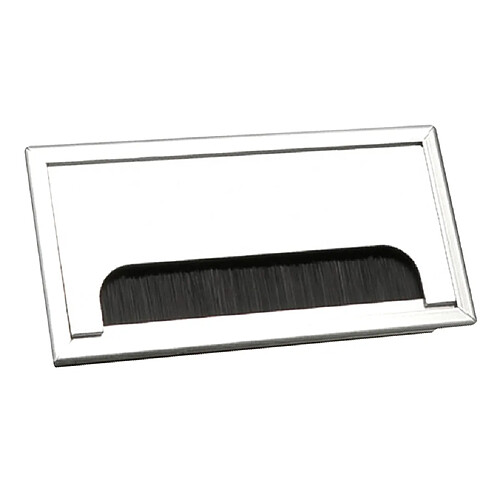 16 * 8cm de Couvercle de Trou de Passe-câble de Câble de Fil de Rectangle de Bureau d'Ordinateur