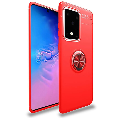 Lenuo Coque en TPU avec béquille rouge pour votre Samsung Galaxy S11 Plus/S20 Ultra